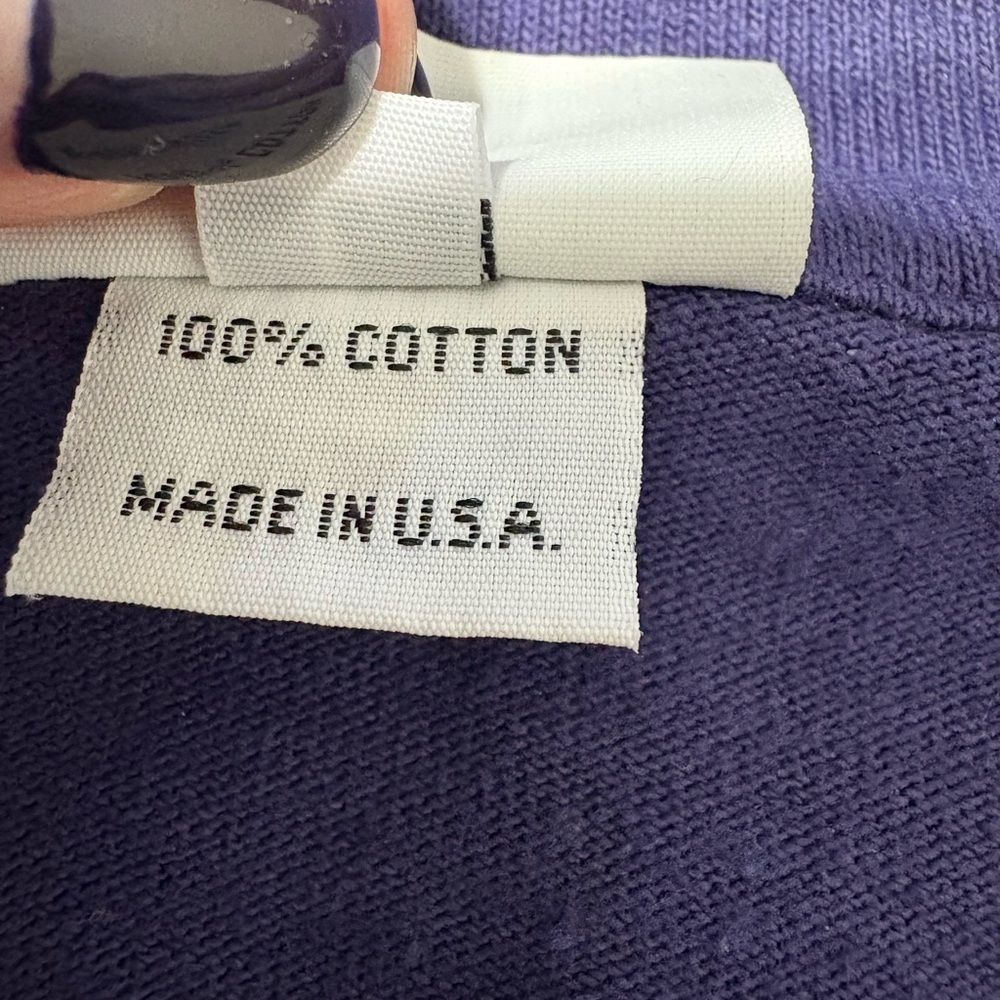 PacifiCotton by Bryn Walker Irene Jacket in Purple Cotton. Made in USA. Buttonup - Picture 9 of 15